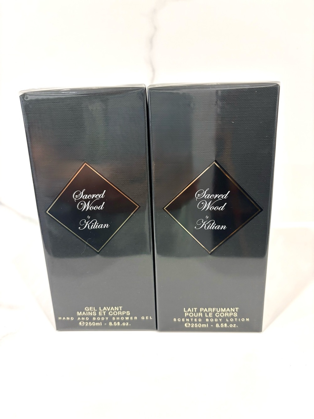Kilian Sacred Wood Hand & Body Shower Gel and Body Lotion Set